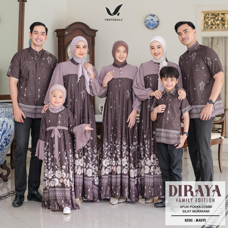 DIRAYA FAMILY EDITION SET BY VENTE DAILY / ARSYA COUPLE / ROYAL COUPLE SET BY HIJAB SISTERS / SARIMB