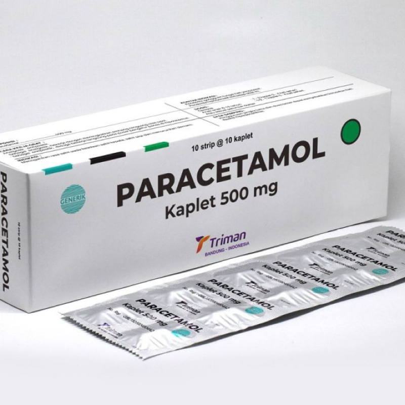 PARACETAMOL TRIMAN 500MG BOX 100 KAPLET