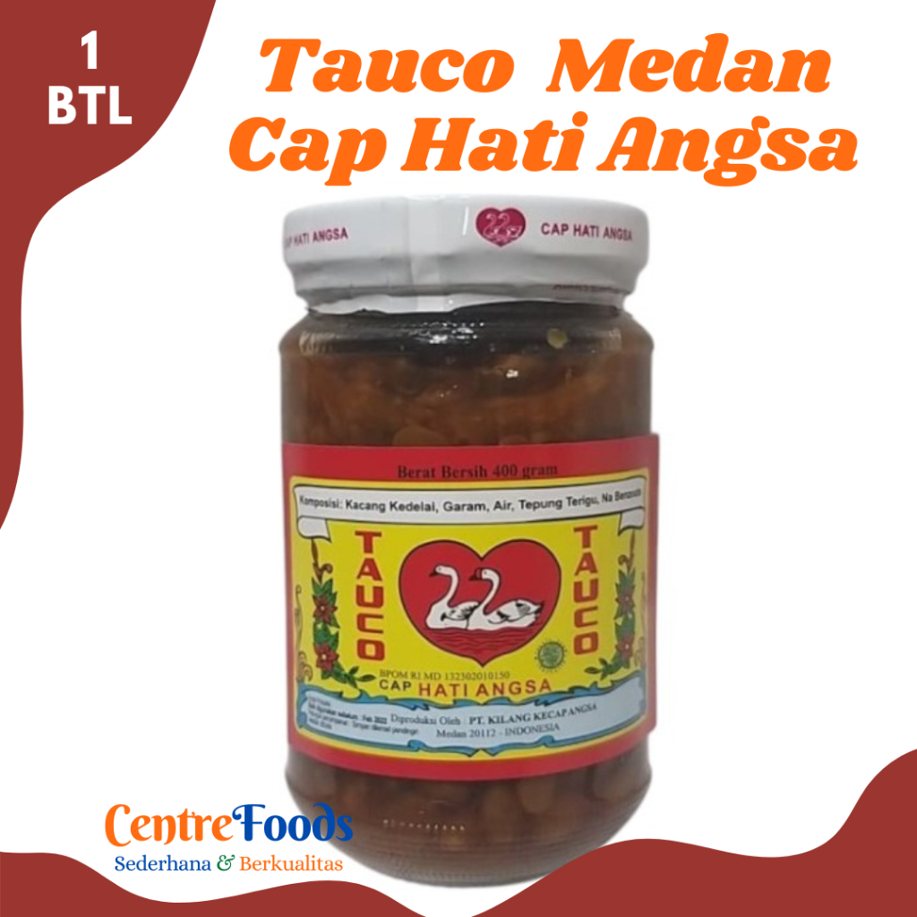 

TAUCO Medan - Cap Hati Angsa Original | 400gr [ Harga Per BTL ]