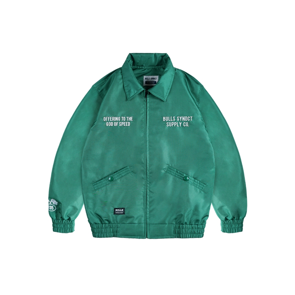 BULLS SYNDICATE WindBreaker Jacket | Portunus Green