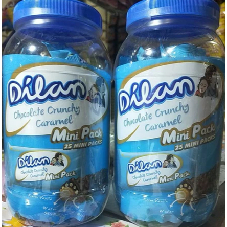

Ready biskuit DILLAN CHOCOLATE CRUNCHY CARAMEL MINI PACK ISI 25pcs