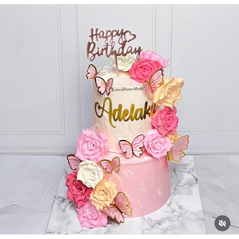 

Kue Ulang Bunga Flower / Cake Ultah Bunga