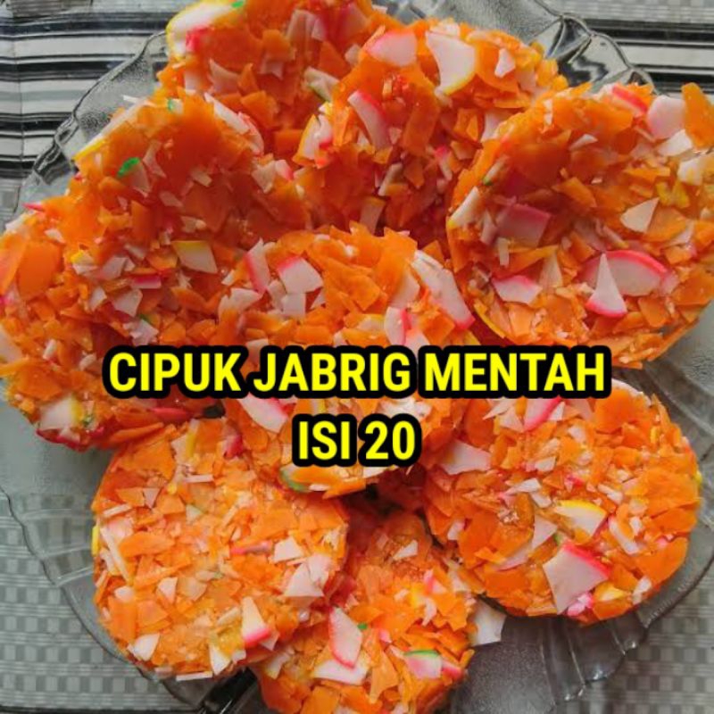 

CIPUK JABRIG MENTAH ISI 20 gurih kriuk kriuk