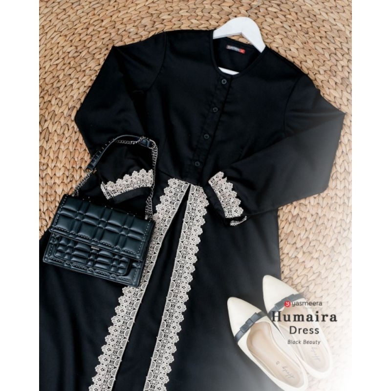 Gamis Abaya Hitam Yasmeera