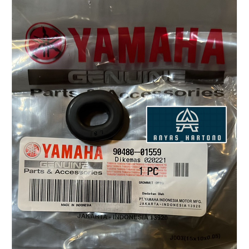 Karet Grommet Cover Samping VIXION Old Nvl Nva BYSON Karbu Fi | 90480-01559 | original Yamaha