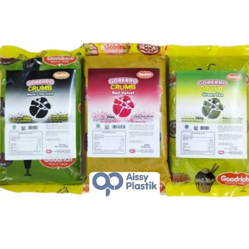 

gorero crumbs crumble kemasan 250 gr
