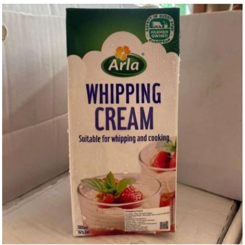 

[Whispers] ARLA WHIPPING CREAM/WHIP CREAM/DEKORASI KUE 1 LITER