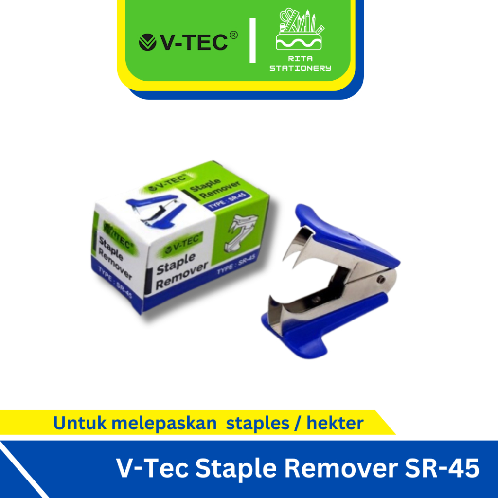 

Stapler Remover V-tec SR45 / Staples Remover / Pembuka Staples