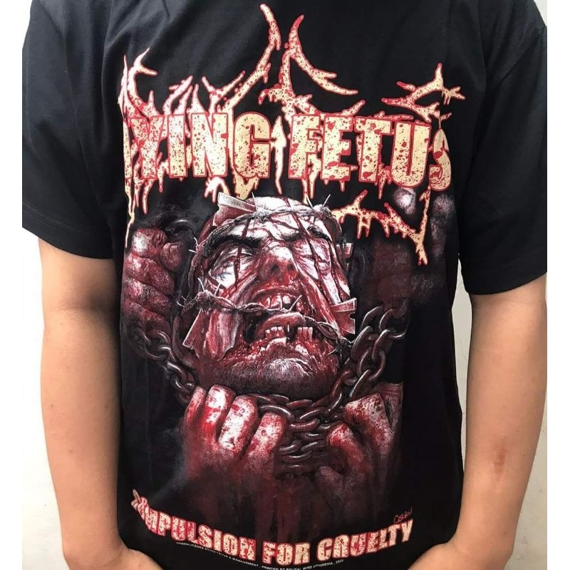 ORIGINAL TSHIRT DYING FETUS - Compulsion For Cruelty