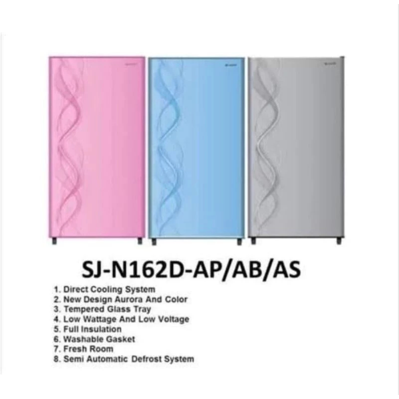 Kulkas Sharp 1 Pintu SJ-N162D-AP/AB 162D