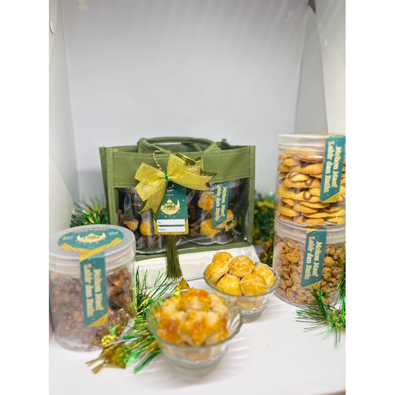 

Hampers 3 Idul Fitri 2025 / Ready Palembang / 2 Toples Cookies
