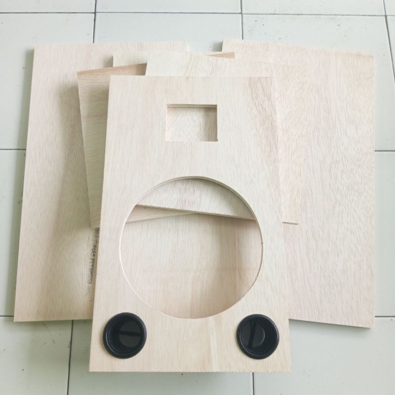 potongan box speaker 10 inch dan tweeter triplek 12mm ongkir lebih murah