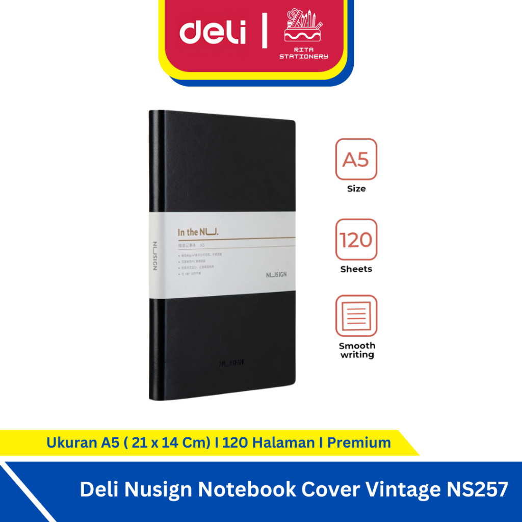 

Deli Nusign Notebook Cover Vintage Premium NS257
