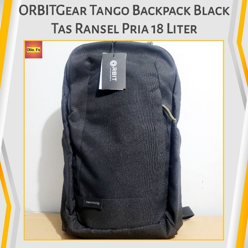 ORBITGear Tango Backpack Black Tas Ransel Pria