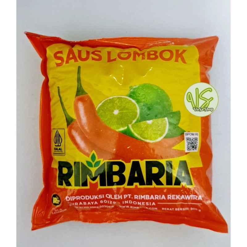 

Rimbaria Saus Lombok Sachet 500gr
