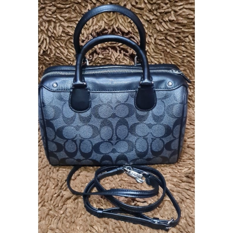 COACH mini bennet satchel im signature (preloved)