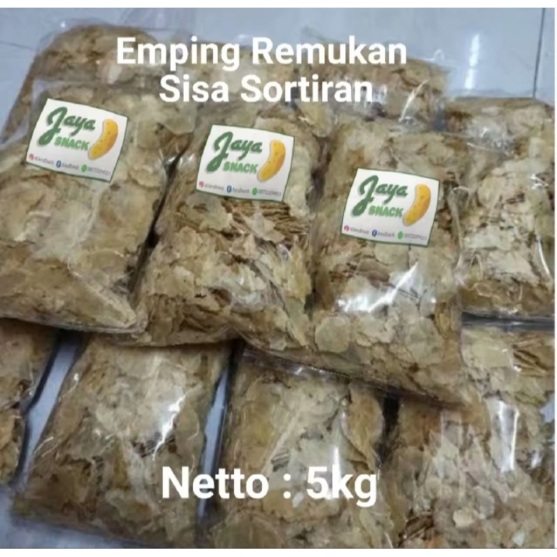 

Emping Melinjo Remukan Sisa Sortiran Kemasan 5 kg Khas Limpung - Snacks, Kering, Cemilan, Food, Goreng, Keripik