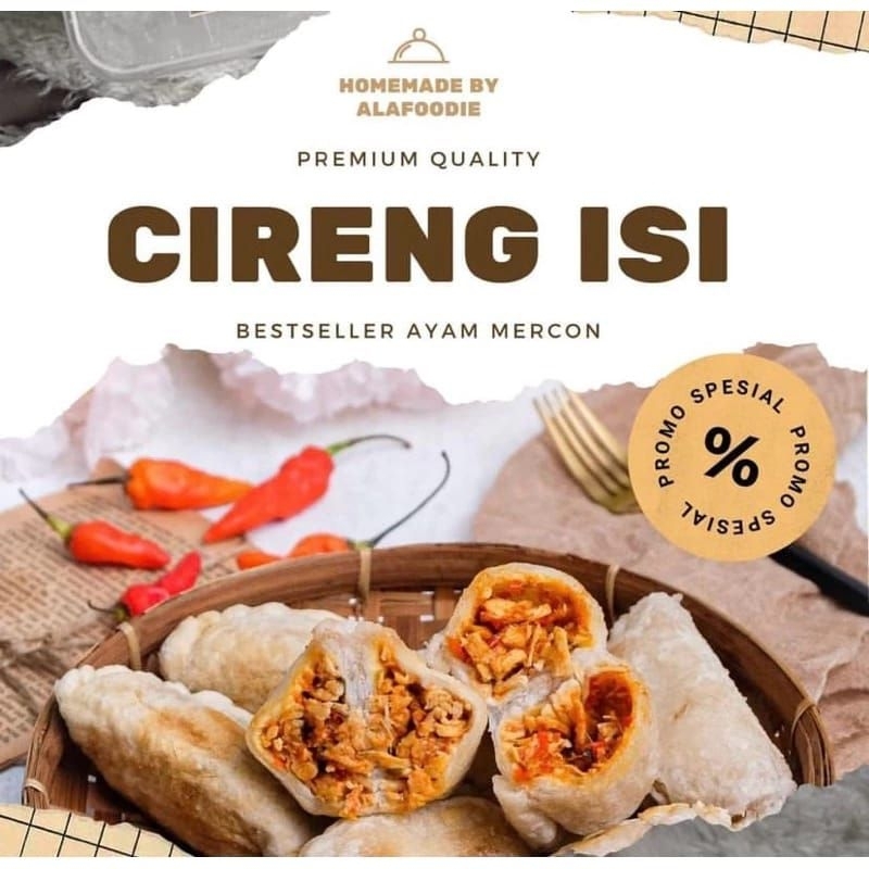 

CIRENG ISI JUMBO, AYAM, KEJU, DAGING, MOZARELLA - ALAFOODIE