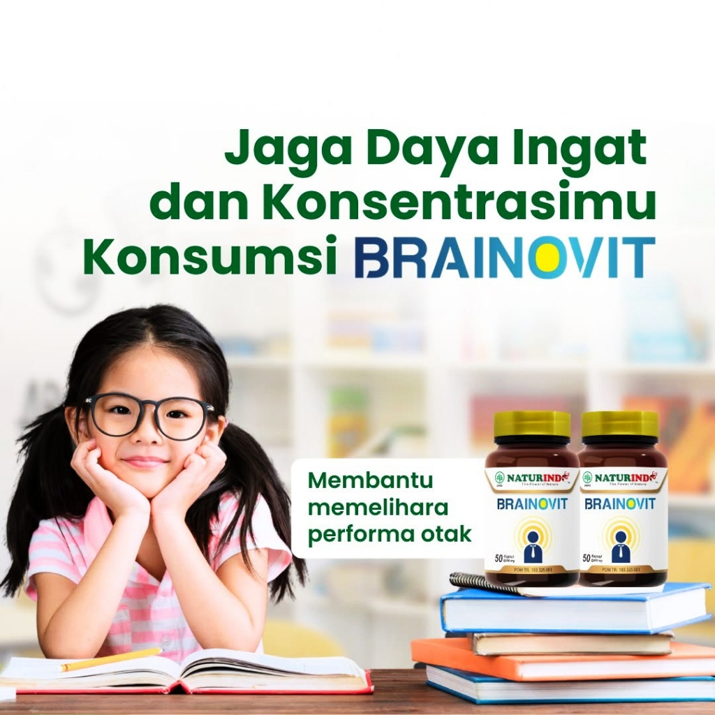 Brainovit Vitamin Otak Anak Cerdas Original Naturindo