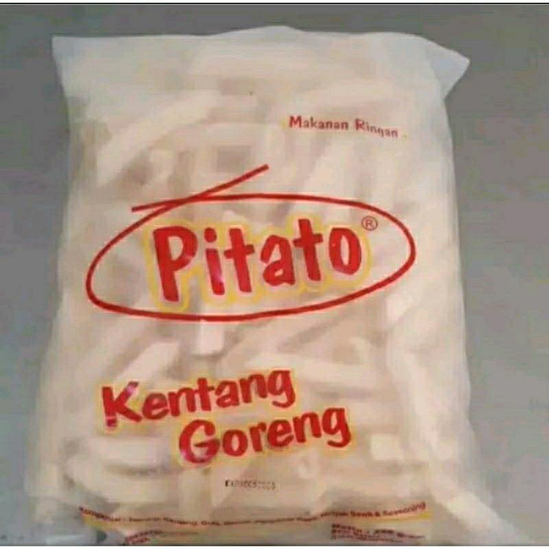 

Pitato Kentang Goreng 250gr Murah Potato Snack Rasa Balado | Jagung Bakar | Original