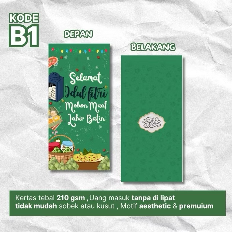 

Amplop Lebaran premium isi 10 pcs