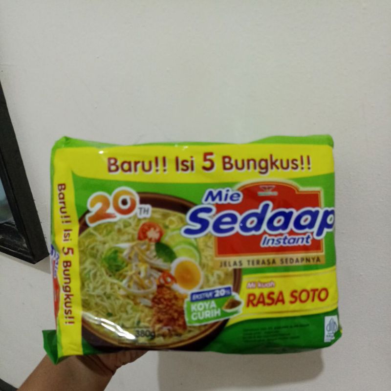 

MIE SEDAP SOTO ISI 5 BUNGKUS