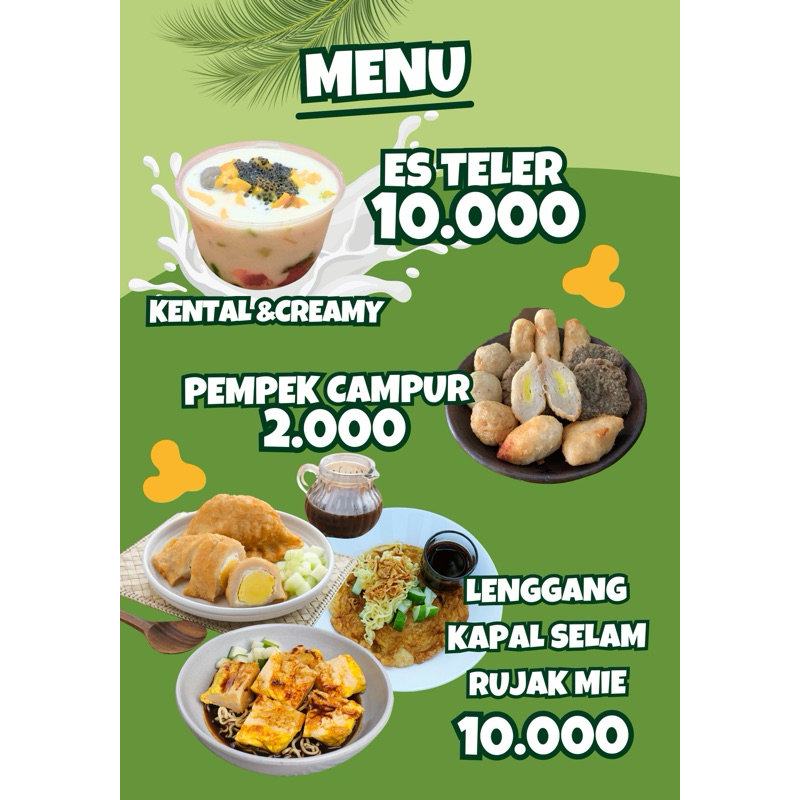 

Es Teler Kental Creamy X Pempek Palembang
