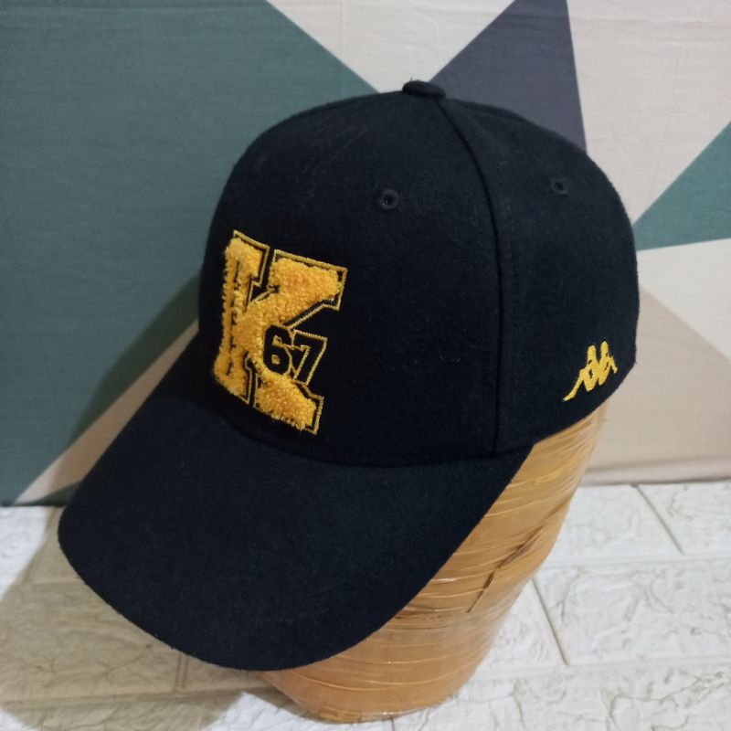 Topi Original Second Topi Kappa Hitam stok 6621