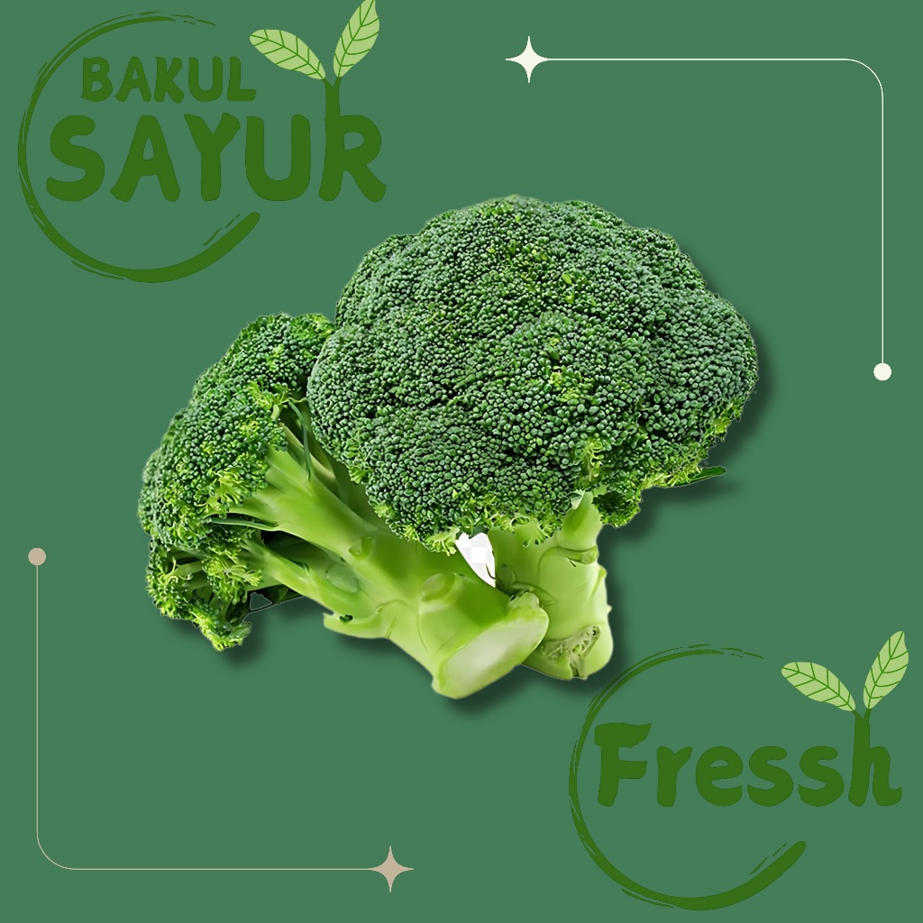 

Brokoli Segar 500gr | Bakul Sayur Expres