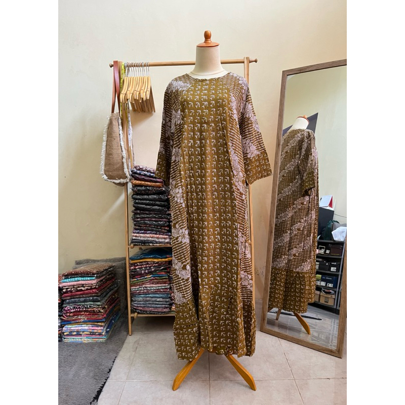 Sekdress Aisha Batik Balong