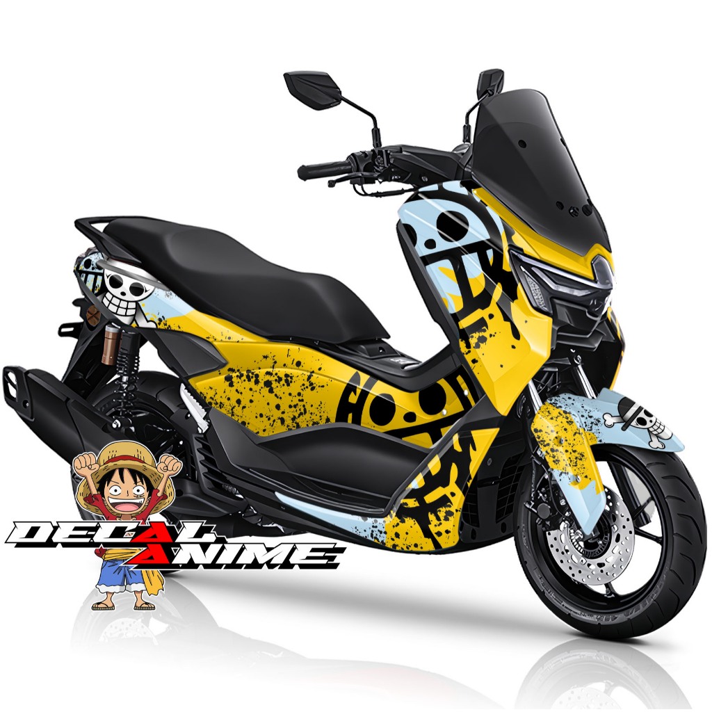 Sticker Decal NMAX TURBO Full body Stiker Nmax Old - N Max New - Neo Turbo Decal Anime One Piece