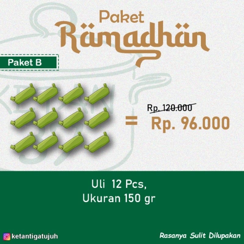 

Promo Ramadhan - Paket B