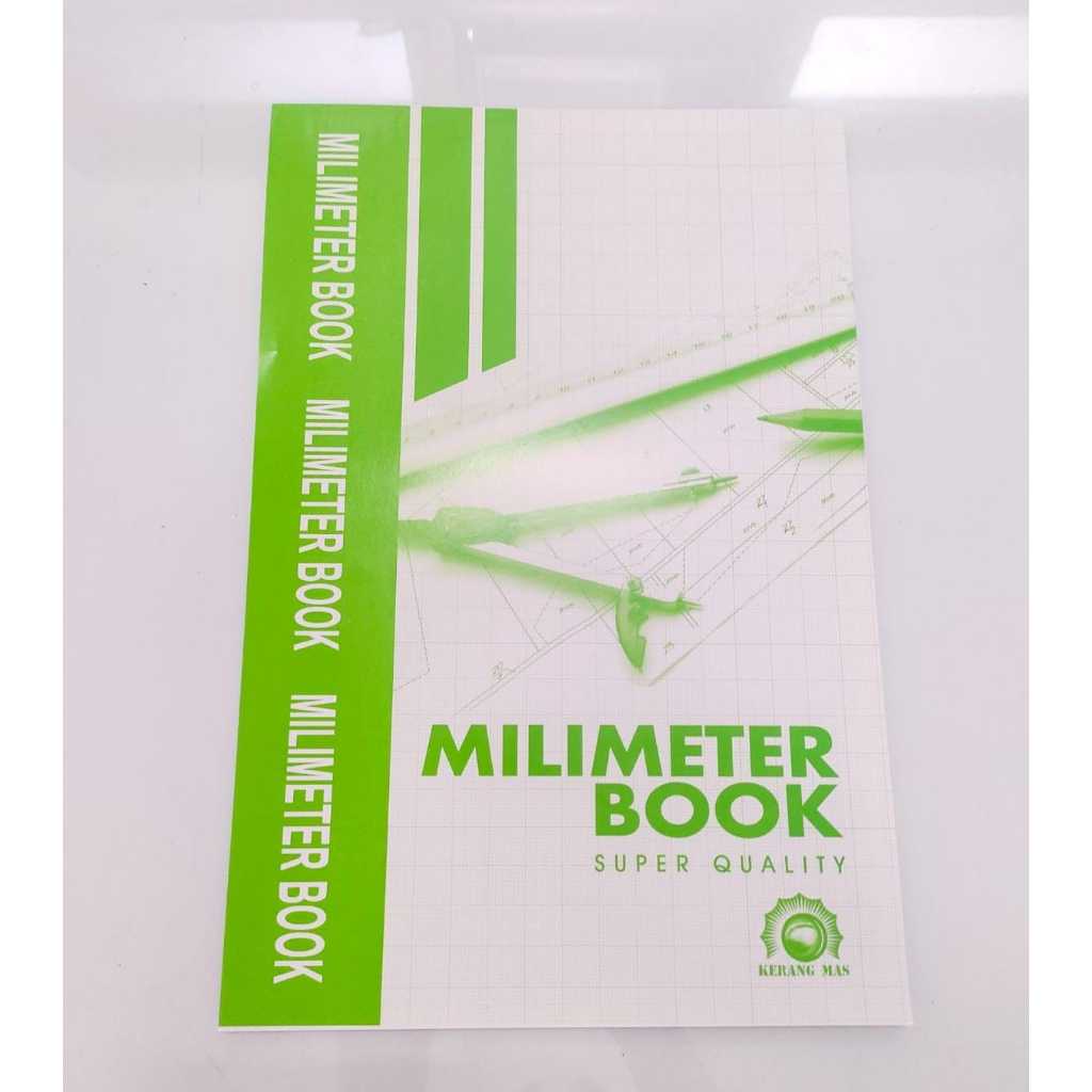 

Buku Milimeter Blok KERANG MAS A4 Isi 9 Lembar BUKU MILIMETER BLOCK