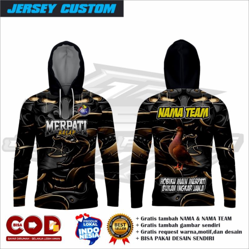 Jersey merpati/Jersey merpati balap/Jersey merpati custom/Jersey merpati bebas request desain/Jersey