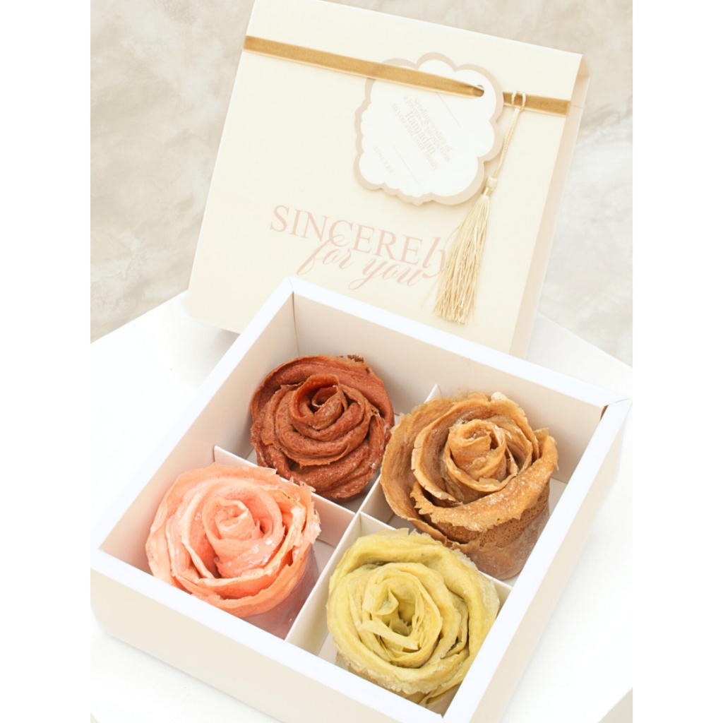 

SHAFIRA | Hampers Lebaran Rose Mille Crepes Cake