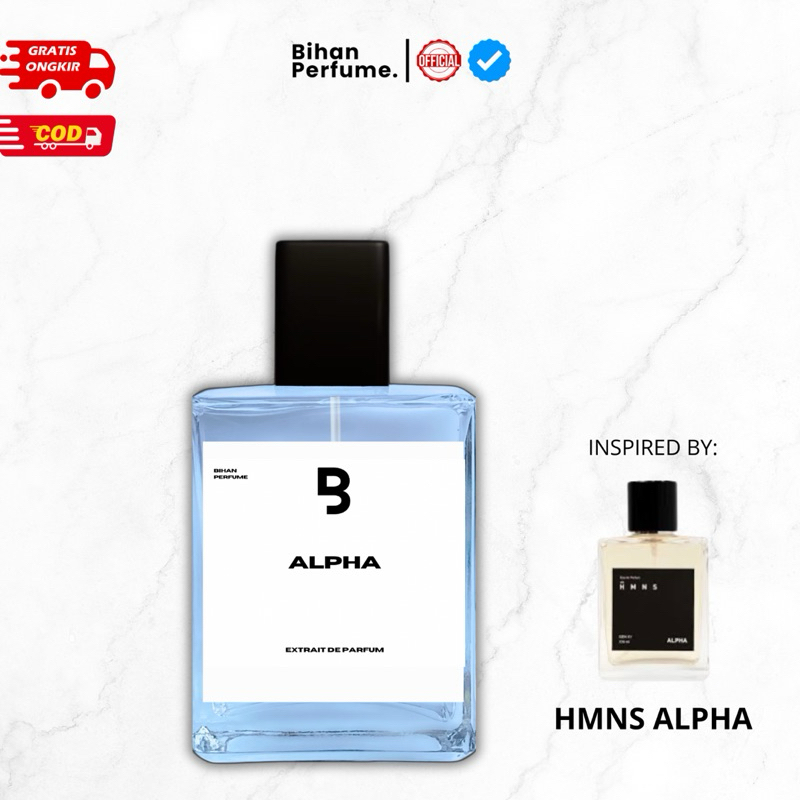 Alpha Parfum Inspired By Bihan Perfume - Extrait De Parfum Pria Wanita Tahan Lama HMNS