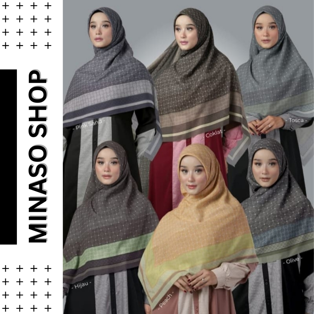HIJAB SEGIEMPAT SYARI NIBRAS KAYSERI SCARVES NIBRAS HIJAB VOAL SCARF PREMIUM SYARI