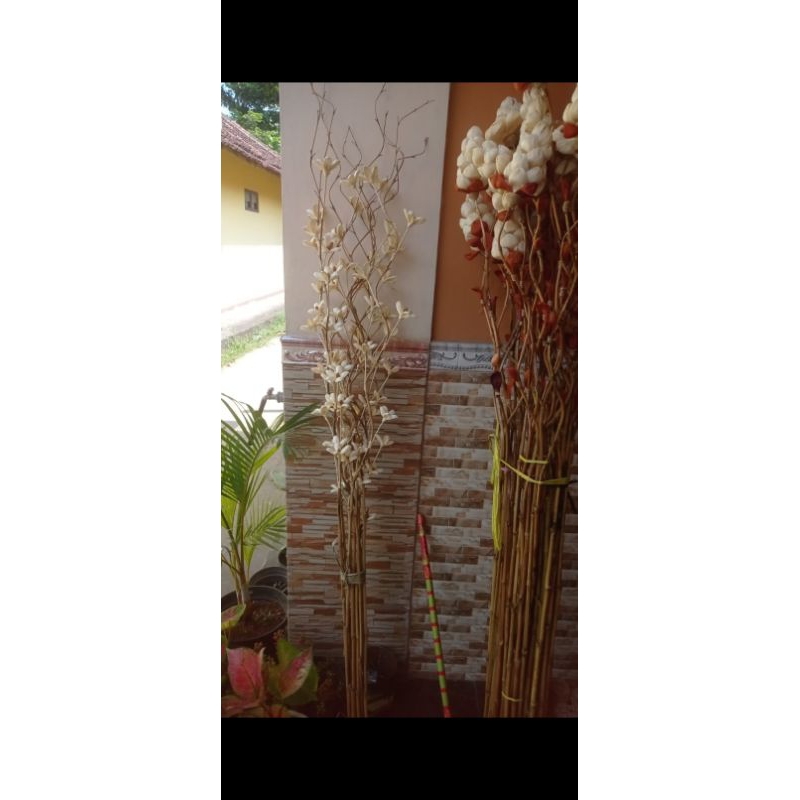 klobot jagung bentuk melati 15 pcs