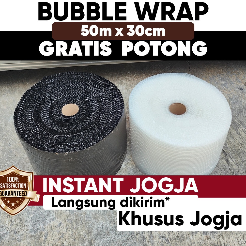 

SIP Plastik Bubble Wrap 1 Roll 50 meter - Lebar 30 cm bubblewrap