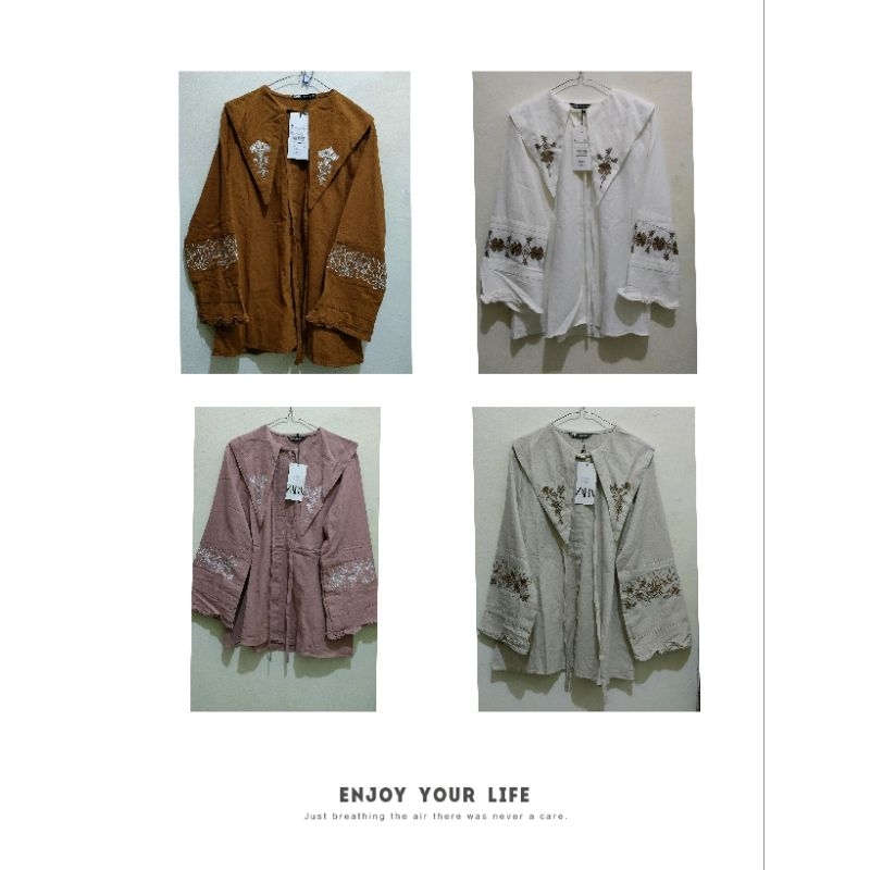 ATASAN KATUN LINEN BORDIR ZARA