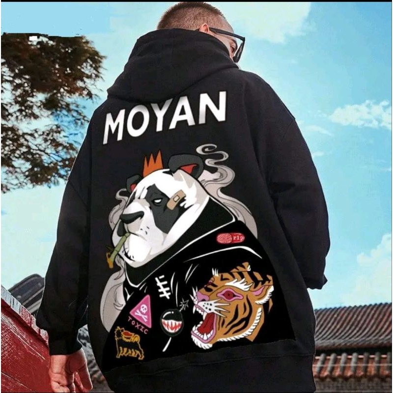sweater Hoodie moyan panda japan