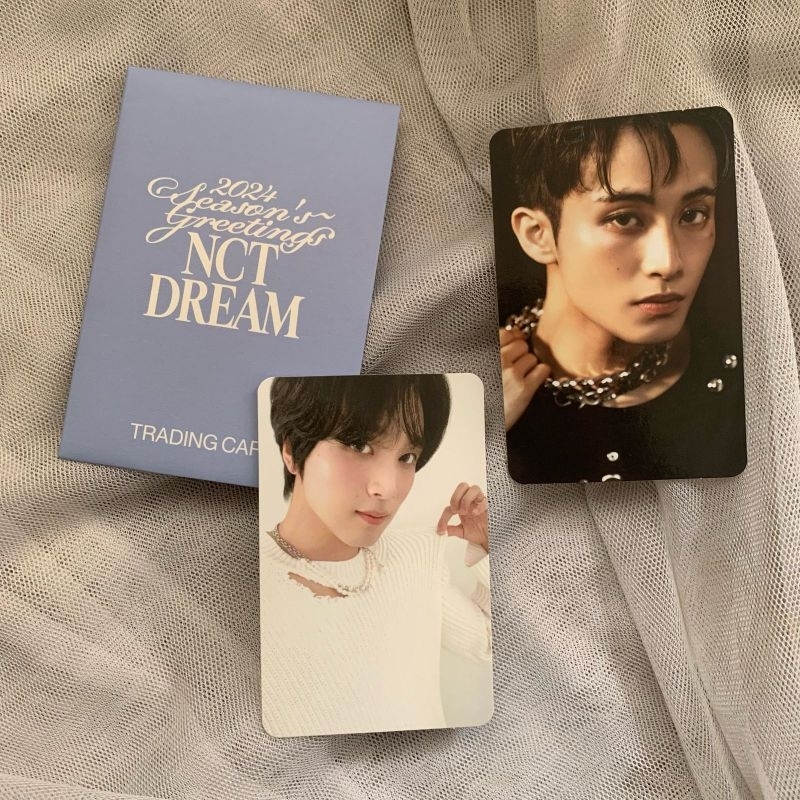 Official Photocard PC NCT DREAM Trading Card TC Season Greetings SG 2024 Blue Mark Haechan