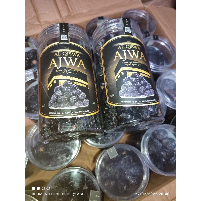 

Kurma Ajwa toples 500gr exp 2027