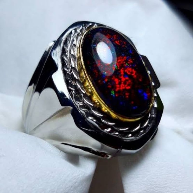 batu black oval pesenan