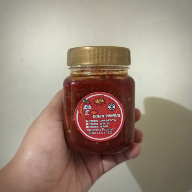 

sambal cumi mercon (150ml)