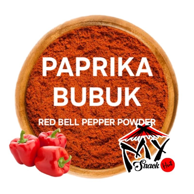 

PAPRIKA MERAH BUBUK 250GR SERBUK RED BELL BEL PEPPER PEPER CAPSICUM MANGOES PEDAS HOT POWDER GROUND