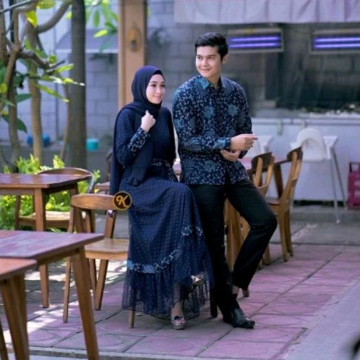Couple Batik Baju Gamis Batik Sarimbit Pasangan Keluarga Baju Pesta