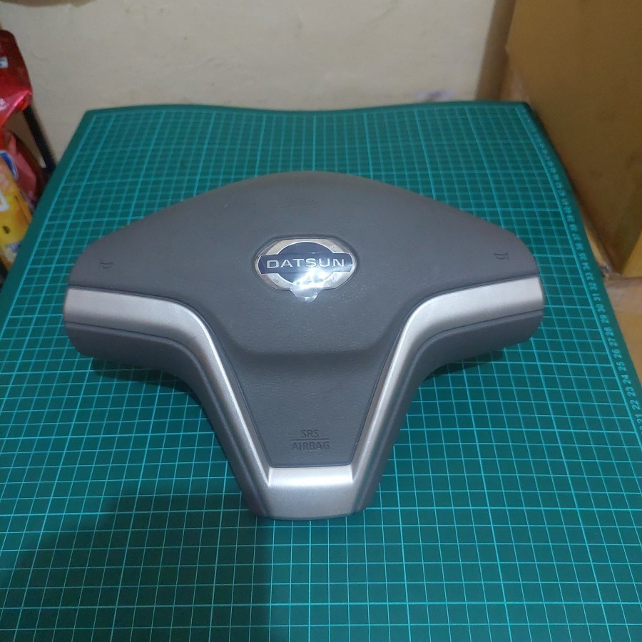 Cover Stir Airbag Datsun Go Go+ Panca Original / Cover Airbag Datsun Ori