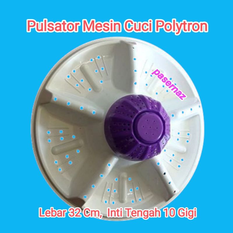 32-Cm 10-Gigi | POLYTRON | Pulsator Mesin Cuci Polytron | Pulsator Mesin Cuci Manual | Mesin Cuci Po