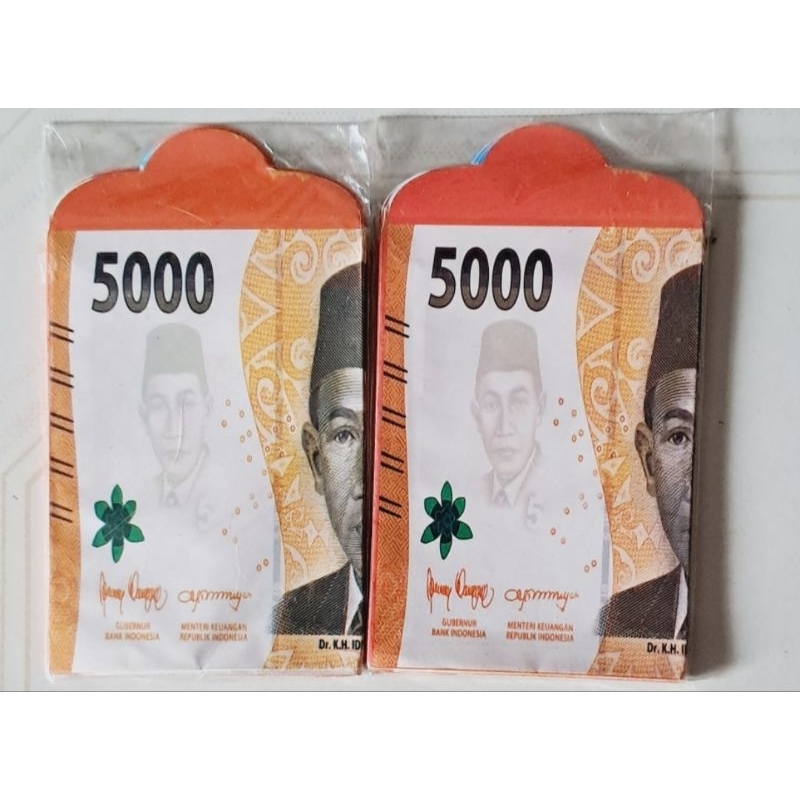 

Amplop lebaran motif uang 1pack isi 10lbr
